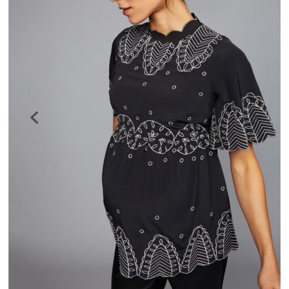 Black and white Pea in the Pod blouse.